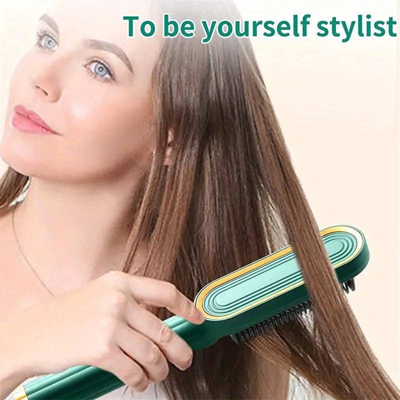 2-in-1 Straightening & Curling Comb