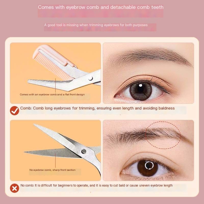 Eyebrow Scissors & Comb Set